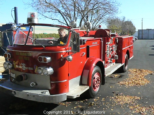 RL General Auctions - Auction: Fire Truck, 1960 American LaFrance