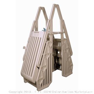 Vinyl Works Blue Wave NE115T Neptune A-Frame Entry System for Above Ground Pool, Taupe (Retail $369.00)
