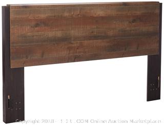 Ashley Furniture Signature Design - Windlore King Panel Headboard - Component Piece - Dark Brown (Retail $349.00)