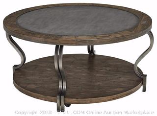 Ashley Furniture Signature Design - Rogness End Table - Vintage Casual Pine Wood - Rustic Brown (Retail $298.00)