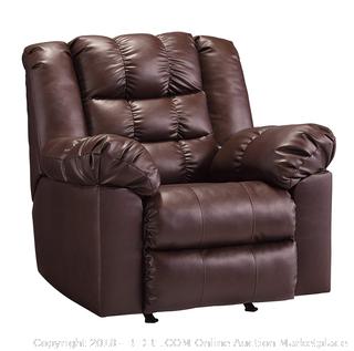 Signature Design by Ashley 8320225 Brolayne DuraBlend Collection Recliner, Saddle (Retail $683.00)