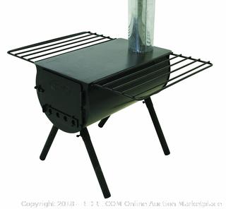 Camp Chef Alpine CS14 Heavy Duty Cylinder Tent Cabin Stove with damper and side shelves (Retail $199.00)