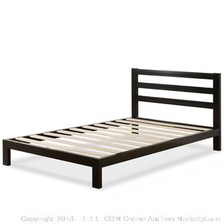 Zinus Modern Studio 10 Inch Platform 2000H Metal Bed Frame, Mattress Foundation, Wooden Slat Support, with Headboard, Twin (Retail $135.00)