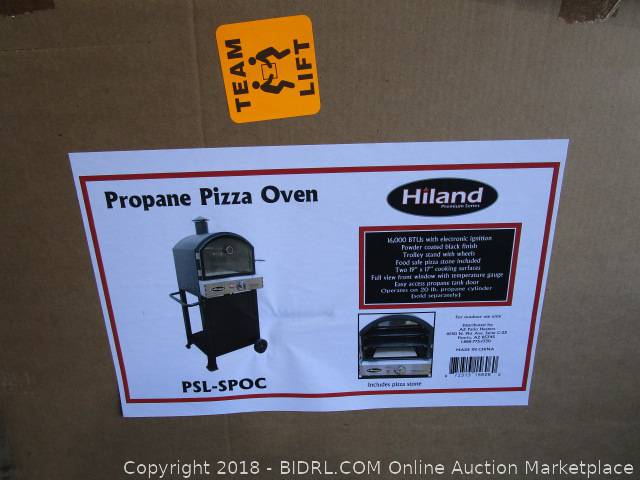 Hiland propane 2025 pizza oven