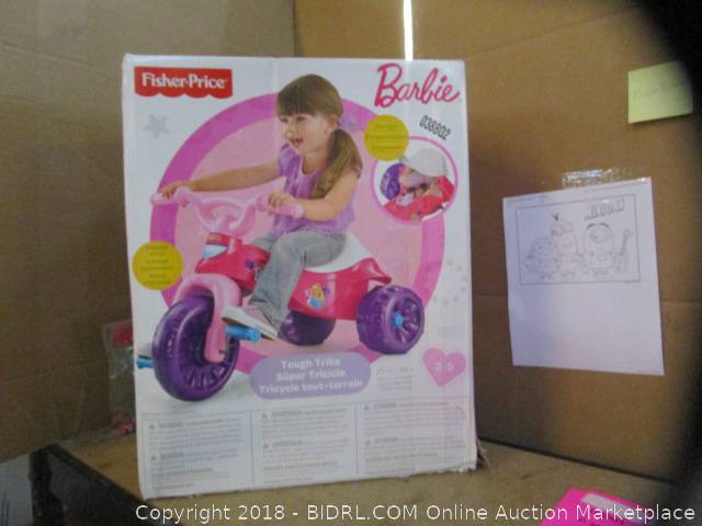 fisher price tough trike pink