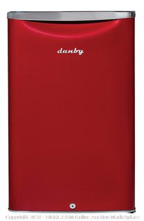 Danby DAR044A6LDB 4.4 cu.ft. Contemporary Classic Special Edition Compact All Refrigerator, Scarlett Metallic Red (Retail $268.00)
