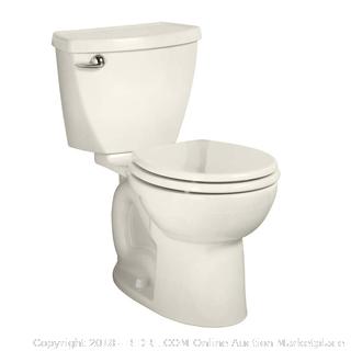 American Standard 270BA001.222 Cadet 3 Right Height Round Front Two-Piece Toilet with 12-Inch Rough-In, Linen RETAIL $281.16