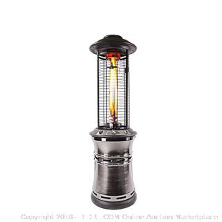 Lava Heat Italia LHI-MILANO-36BTU-GM-LP Patio Heater Milano Propane, 36000 BTU, Gun Metal RETAIL: $1,163.61