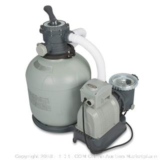 Intex Krystal Clear Sand Filter Pump for Above Ground Pools, 16-inch, 110-120V with GFCI RETAIL: $163.99