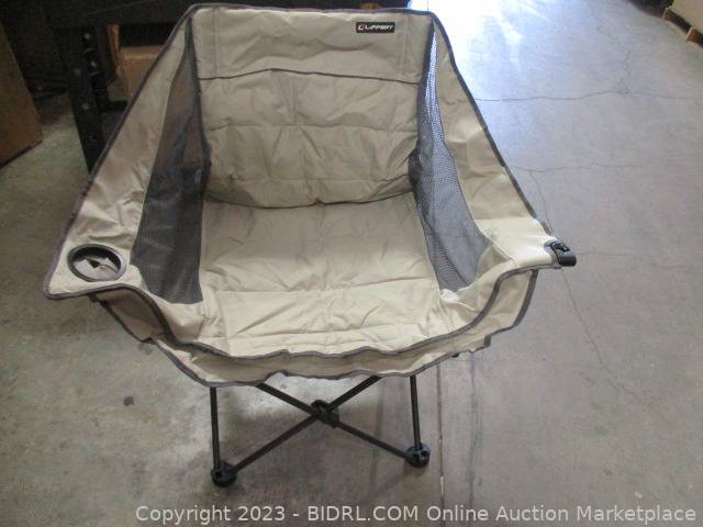 Lippert Double-Wide Padded Camping Chair with Carry Bag