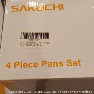 Sakuchi Non-Stick Cookware 9 Pcs Set