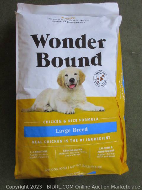 Wonder Bound Dog Food Auction BIDRL.COM Online Auction Marketplace