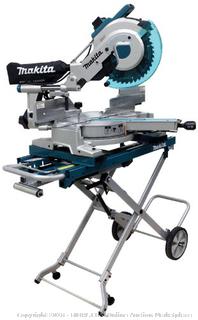 Makita LS1216LX4 12-Inch Dual Slide Compound Miter Saw with Laser and Stand (Retail $855.00)