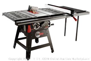 SawStop CNS175-TGP36 1.75Hp Contractor Saw 36" Prof T-Glide Fence SYS (Retail $1,949.00)