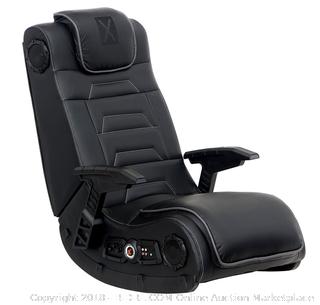 X Rocker 51259 Pro H3 4.1 Audio Gaming Chair, Wireless (Retail $179.00) - Factory Sealed - Minor Package Damage Only