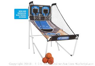 Triumph Big Shot II Double Shootout Basketball Game w/ LED Electronic Scorer & Time Clock for 8 Different Games