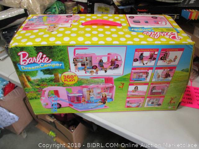 giant barbie dream camper