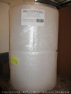 2-Small Clear Bubble Wrap Auction 