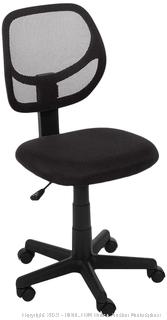 AmazonBasics Low-Back Computer Task/Desk Chair with Swivel Casters - Black(Online $51.99)