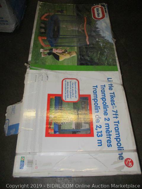 little tikes 7ft trampoline
