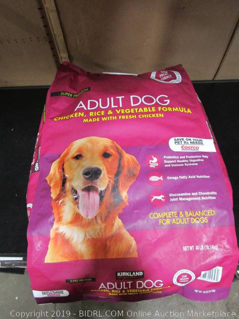 kirkland dog food golden retriever