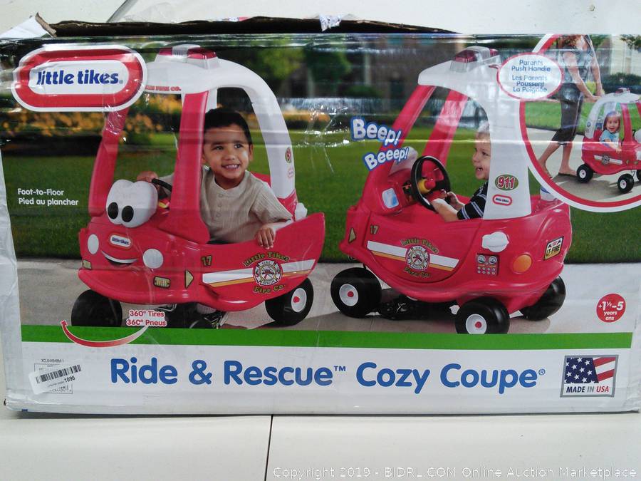 ride and rescue cozy coupe