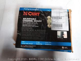 CURT 45900 Adjustable Trailer Hitch Ball Mount, 2-Inch Receiver, 6-Inch Drop, 5-1/4-Inch Rise, 2-Inch and 2-5/16-Inch Tow Balls, 14,000 lbs ($123 online)