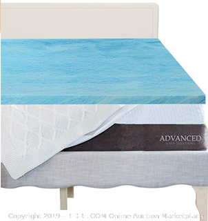 King - 3 Inch Gel Memory Foam Mattress Topper King, CertiPur-US Approved King Size Memory Foam Mattress Topper - Online $140 -, Comfortable, Medium Soft Mattress Toppers for King Bed
