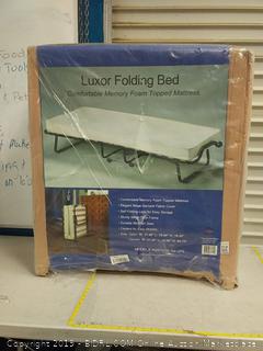 Linon Home Dcor 352STD-01-AS-UPS Luxor Memory Foam Folding Bed Mattress, Twin, Beige( Factory sealed)