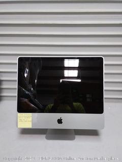Refurbished iMac(A1224) 20in 2.6 gigahertz 4 gigabyte memory 250GB hard drive( no keyboard no mouse and no power cord)( scratch on back and sides)