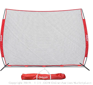 GoSports Portable 12' x 9' Sports Barrier Net - Great for Any Sport - Includes Carry Bag