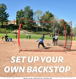 GoSports Portable 12' x 9' Sports Barrier Net - Great for Any Sport - Includes Carry Bag
