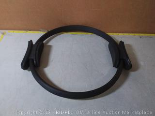 Prosource Fit Pilates Resistance Ring 14 Dual Grip Handles for Toning and Fitness-Black