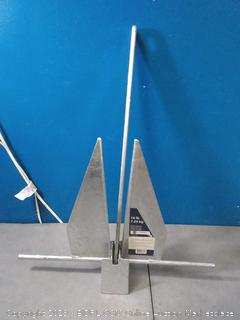 Five Oceans Traditional Danforth Style Fluke Hot Dipped Galvanized Anchor, 16 LB (7.25 KG) FO-3942