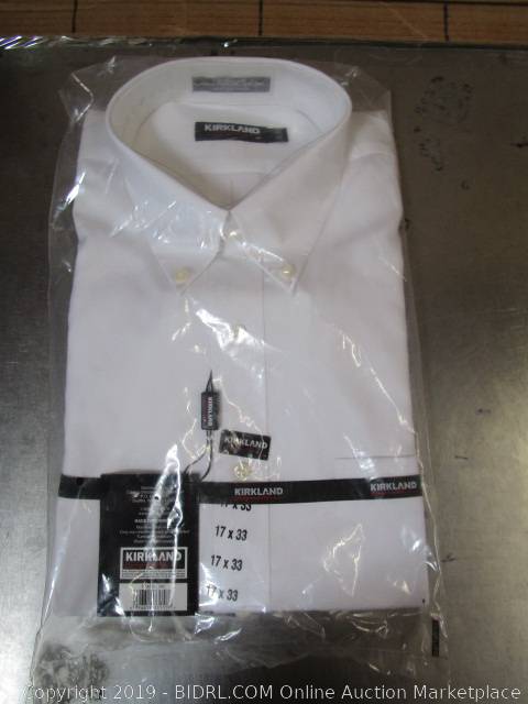 kirkland white dress shirts