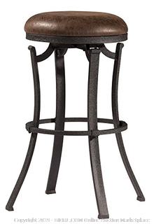 Hillsdale 4488-830 Kelford Backless Swivel Stool, Black, Bar(Factory Sealed) COME PREVIEW!!!! (online $70)
