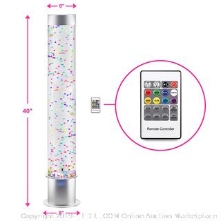 play learn bubble tube tank Vortex Tower with remote control night mood light (Factory Sealed) COME PREVIEW!!!! (online $134)