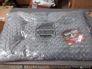 Plush Dog Bed Ombré Swirl Dog Bed & Cat Bed Gray 35L x 23W x 2H - Inches for Med. / Large Dog Breeds