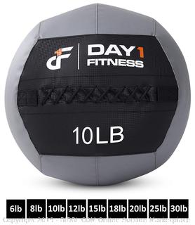 Day 1 Fitness Soft Wall Medicine Ball 10 Pounds (Factory Sealed) COME PREVIEW!!!! (online $48)