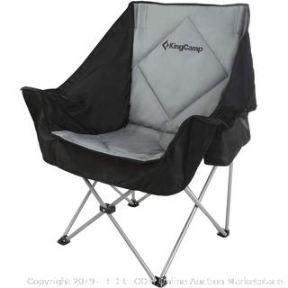 black and grey single folding sofa chair(Factory Sealed/Box Damage) COME PREVIEW!!!! (online $75)