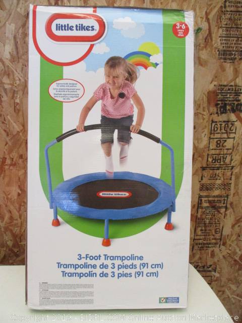 little tikes trampoline 3 foot