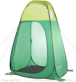 KingCamp Portable Pop Up Privacy Shelter Dressing Changing Privy Tent Cabana Screen Room w Weight Bag for Camping Shower Toilet Beach Park, Carry Bag Included (online $35)