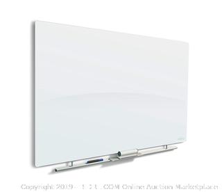 Iceberg 31192 Magnetic Glass Dry Erase Board, 30"X50", 0.125" Height, 50" Width, 30" Length, (online $199)