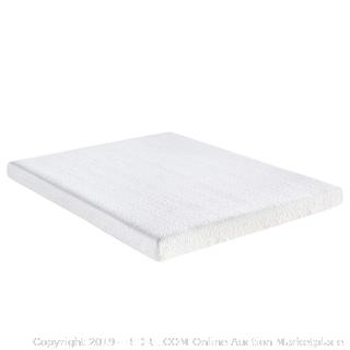 Classic Brands 4 and 1/2 inch Memory Foam replacement mattress for sleeper sofa full size (online $144)