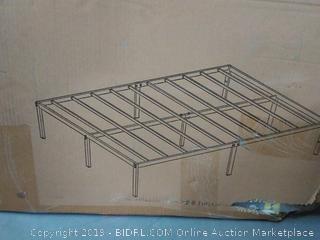 Best Price Mattress Queen Bed Frame - 14 Inch Metal Platform Beds w/ Heavy Duty Steel Slat Mattress Foundation (No Box Spring Needed), Black (online $89)