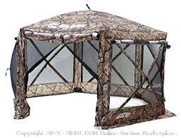 MasterCanopy Escape Shelter, 6-Sided Canopy Portable Pop up Gazebo Durable Screen Tent Bug and Rain Protection (6-8 Person),Camouflage (Retail 229.95$)