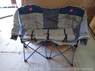 OmniCore Designs MoonPhase Home-Away LoveSeat Heavy Duty Oversized Folding Double Camp Chair (online $79)