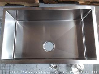 BATH MASTER Kitchen Sink 30-Inch (30’’x 18’’x 10’’) 18 Gauge Stainless Steel Single Bowl Undermount Drop In Bar Sink without Drain Strainer Kit(SR3018) online $139