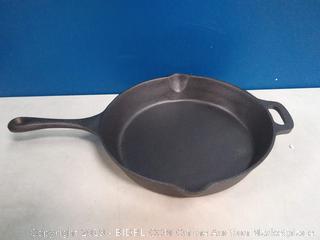 T-fal E83407 Pre-Seasoned Nonstick Durable Cast Iron Skillet / Fry pan Cookware, 12-Inch, Black