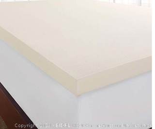 Sleep Innovations 2-inch Memory Foam Mattress Topper, Made in The USA with a 5-Year -Twin XL Size